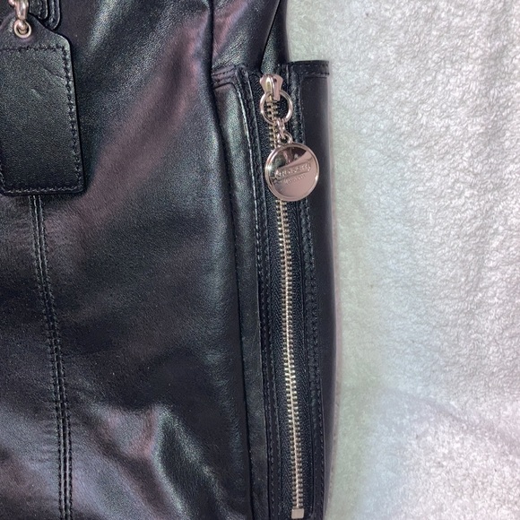 coach black leather bag - Picture 3 of 11